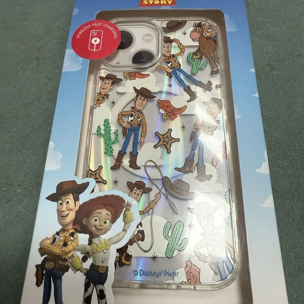Disney Pixar TOY STORY Woody and Jessie iPhone 15 / 14 / 13 Protective Case New